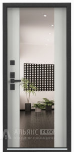 Морозостойкая дверь с терморазрывом / утеплением и изысканным дизайном №3 внутренняя - фото