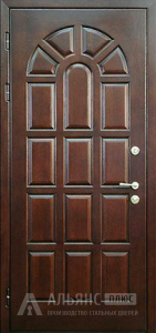 Уличная дверь с притвором для дополнительной защиты №21 внутренняя - фото