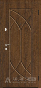 Наружная дверь с наполнителем спрессованные опилки современная №52 внешняя - фото