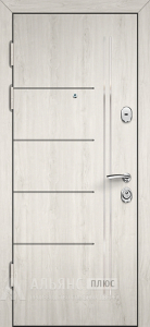 Классическая квартирная дверь с покрытием винорит №18 внутренняя - фото