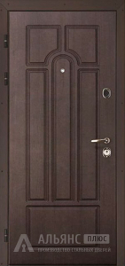 Дверь в коттедж из натурального шпона беленый дуб в классическом стиле на заказ №18 внутренняя - фото