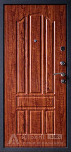 Заводская металлическая дверь открывающаяся внутрь (толщина полотна 2мм) №36 внутренняя - фото